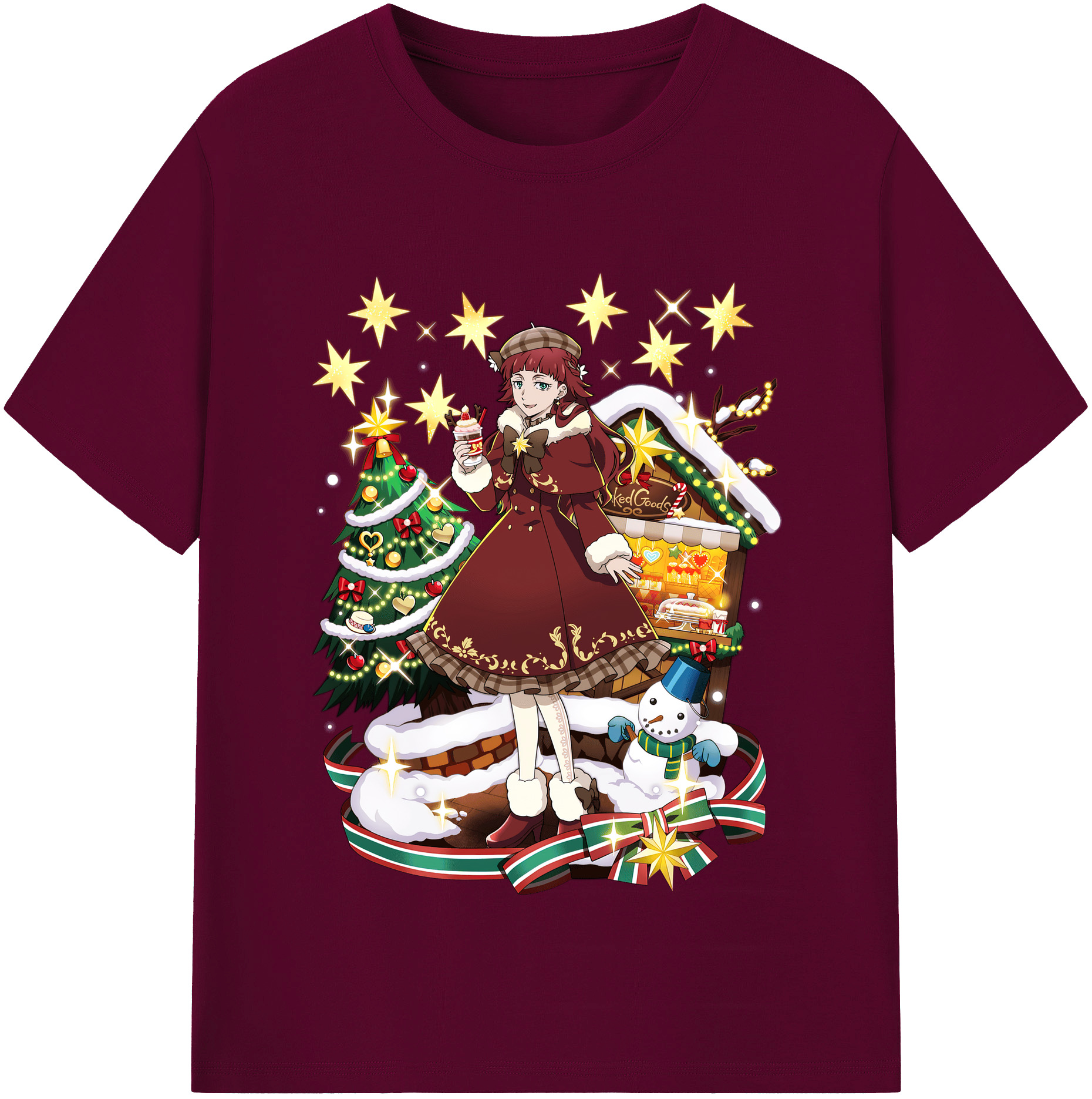 （画像用） 文豪ストレイドッグス Bungo Stray Dogs レディースカジュアルプリントTシャツ（綿100％）